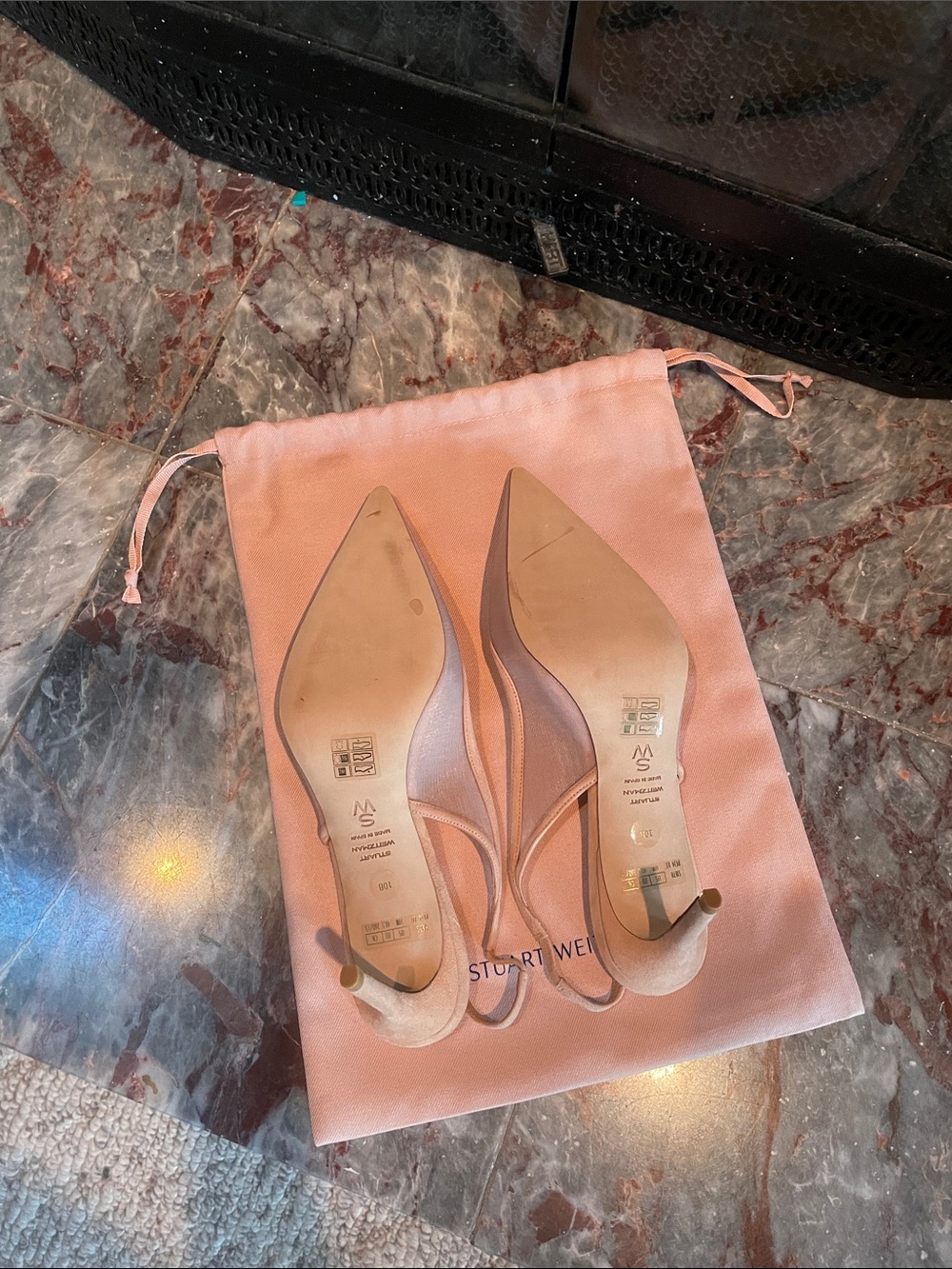 NWOT Stuart Weitzman 75 Slingback Pumps - Picture 8 of 9